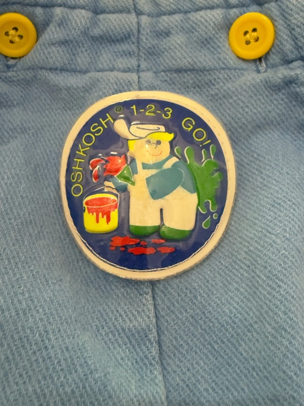 OshKosh Vintage Corduroy Cotton Bubble Patch Overall One-Piece